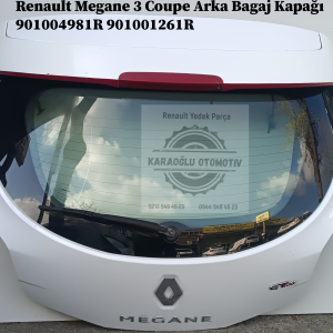 901004981R 901001261R Renault Megane 3 Coupe Arka Bagaj Kapağı