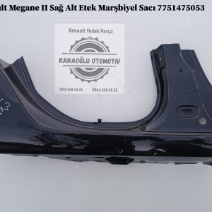 7751475053 Renault Megane 2 Sağ Alt Etek Marşbiyel Sacı