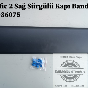 8200036075 Renault Trafic 2 Opel Vivaro Sağ Sürgülü Kapı Bandı Çıtası