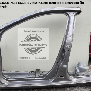 760217356R-760214320R-760218150R Renault Fluence Sol Ön Kapı Direği