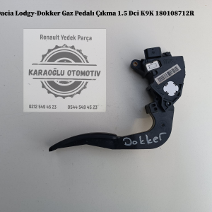 180108712R Dacia Lodgy Dokker Gaz Pedalı Çıkma 1.5 Dci K9K