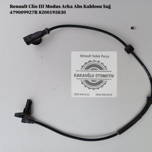 479009927R 8200195830 Renault Clio 3 Modus Arka Abs Kablosu Sağ