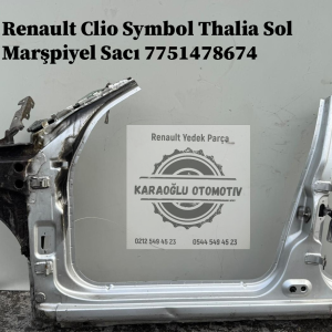 7751478674 Renault Clio Symbol Thalia Sol Marşpiyel Sacı