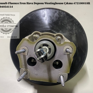 472100018R 0204054114 Renault Fluence Fren Hava Deposu Westinghouse Çıkma