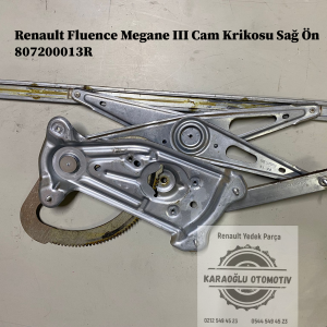 807200013R Renault Fluence Megane 3 Cam Krikosu Sağ Ön
