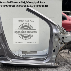 764603005R 764606531R 764609151R Renault Fluence Sağ Marşpiyel Sacı