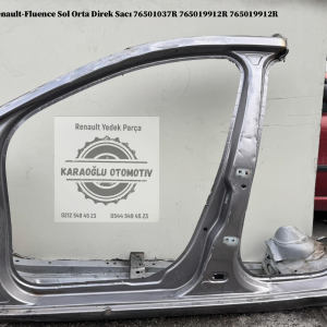 765010137R 765019912R 765019803R Renault Fluence Sol Orta Direk Sacı