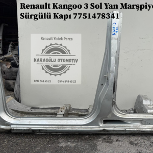 7751478341 Renault Kangoo 3 Sol Yan Marşpiyel Sürgülü Kapı