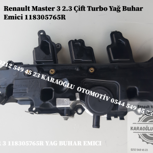 118305765R Renault Master 3 2.3 Çift Turbo Yağ Buhar Emici