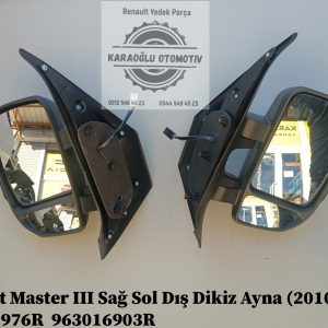 963021976R 963016903R Renault Master 3 Sağ Sol Dış Dikiz Ayna