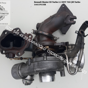 144119135R Renault Master 3 Turbo 2.3 M9T 708 Çift Turbo