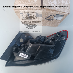 265550008R Renault Megane 3 Coupe Sol Arka Stop Lambası