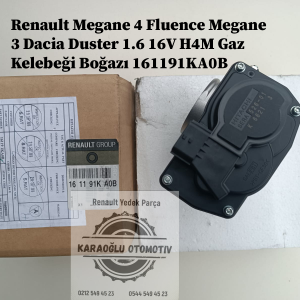 161191KA0B Renault Megane 4 Fluence Megane 3 Dacia Duster 1.6 16V H4M Gaz Kelebeği Boğazı