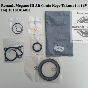 101010160R Renault Megane 3 Alt Conta Keçe Takımı 1.4 16V H4J