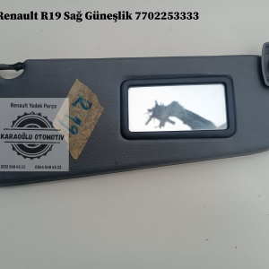 7702253333 Renault R19 Sağ Güneşlik