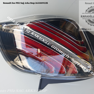 265500922R Renault Zoe PH2 Sağ Arka Stop