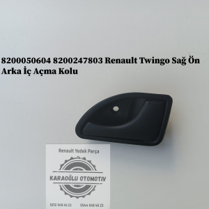 8200050604 8200247803 Renault Twingo Sağ Ön Arka İç Açma Kolu