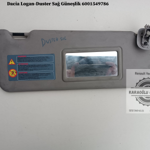 6001549786 Dacia Logan Duster Sağ Güneşlik