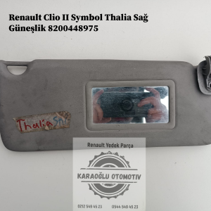 8200448975 Renault Clio 2 Symbol Thalia Sağ Güneşlik