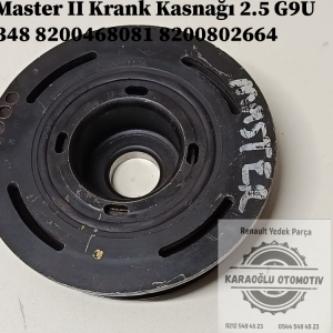 8200664348 8200468081 8200802664 Renault Master 2 Krank Kasnağı 2.5 G9U