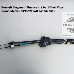 349352196R 349352256R Renault Megane 3 Fluence 1.5 Dci 5 İleri Vites Kumanda Teli