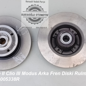 Megane 2 Clio 3 Modus Arka Fren Diski Rulmanlı 7701207823 432005338R