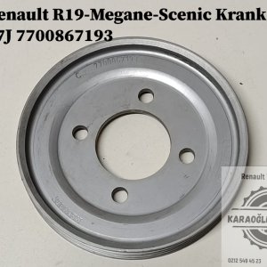 7700867193 Renault R19 Megane Scenic Krank Kasnağı E7J