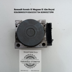 0265800519 0265231734 8200527390 Renault Scenic 2 Megane 2 Abs Beyni