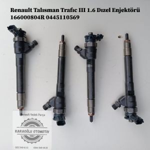 166000804R 0445110569 Renault Talısman Trafıc 3 1.6 Dızel Enjektörü