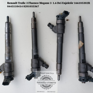 166105302R 0445110414 8201055367 Renault Trafic 3 Fluence Megane 3  1.6 Dci Enjektör