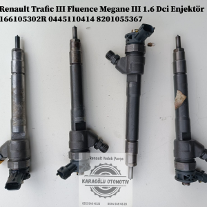 166105302R 0445110414 8201055367 Renault Trafic 3 Fluence Megane 3 1.6 Dci Enjektör