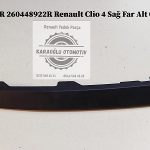 260E01288R 260448922R Renault Clio 4 Sağ Far Alt Çıtası Çıkma