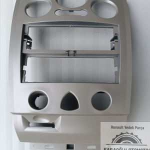 8200491106 8200178435 Renault Megane 2 Manuel Bej Torpido Orta Konsol Teyp Klima Çerçevesi
