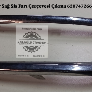 620747266R 620745350R Renault Captur Sağ Sis Farı Çerçevesi Çıkma