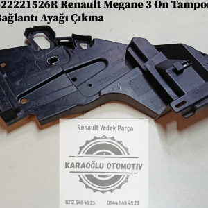 622221526R Renault Megane 3 Ön Tampon Sağ Far Bağlantı Ayağı Çıkma