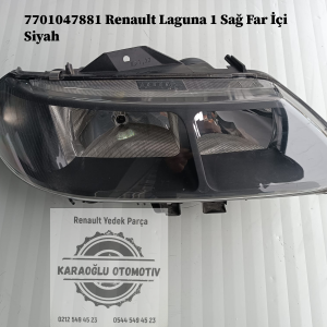 7701047881 Renault Laguna 1 Sağ Far İçi Siyah