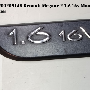 8200073440 8200209148 Renault Megane 2 1.6 16v Monogram Kapı Bandı Yazısı