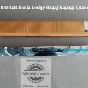 848105542R Dacia Lodgy Bagaj Kapağı Çıtası Yazısı