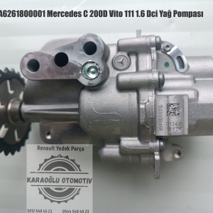 A6261800001 Mercedes C 200D Vito 111 1.6 Dci Yağ Pompası
