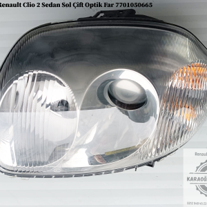 7701050665 Renault Clio 2 Sedan Sol Çift Optik Far