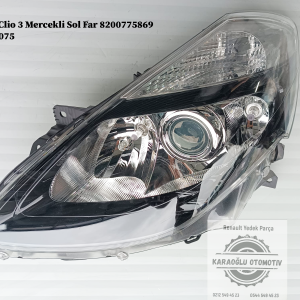 8200775869 7701061075 Renault Clio 3 Mercekli Sol Far