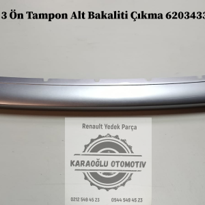 620343348R 620843348R Renault Clio 3 Ön Tampon Alt Bakaliti Çıkma