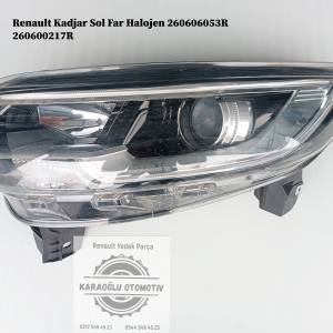 260606053R 260600217R Renault Kadjar Sol Far Halojen