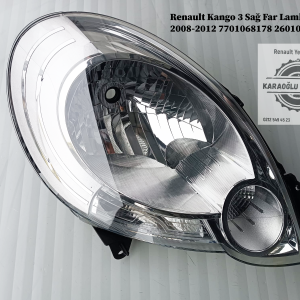 7701068178 260106220R Renault Kango 3 Sağ Far Lambası 2008-2012