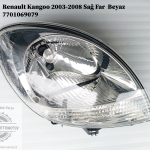 7701069079 Renault Kangoo 2003-2008 Sağ Far  Beyaz
