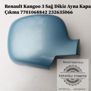 7701068842 232635066 Renault Kangoo 3 Sağ Dikiz Ayna Kapağı Çıkma