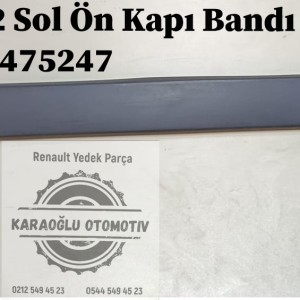 8200073469 7701475247 Renault Megane 2 Sol Ön Kapı Bandı Çıtası Çıkma