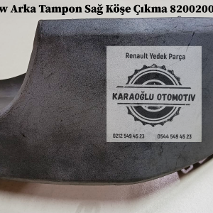 8200200023 Renault Megane 2 Sw Arka Tampon Sağ Köşe Çıkma