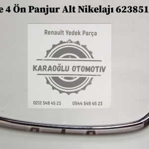 623851211R Renault Megane 4 Ön Panjur Alt Nikelajı