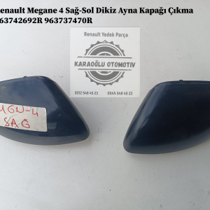 963742692R 963737470R Renault Megane 4 Sağ-Sol Dikiz Ayna Kapağı Çıkma